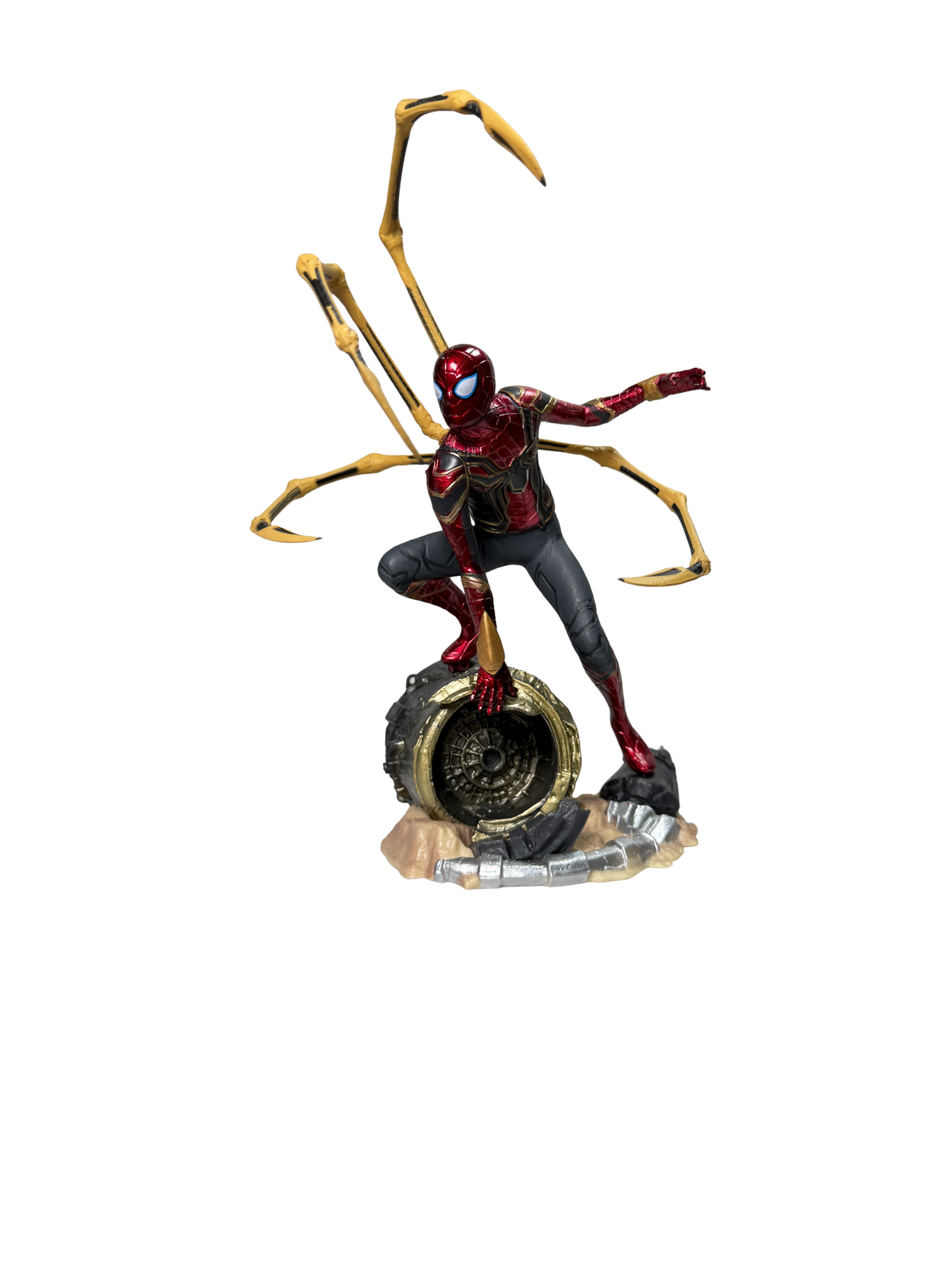 Iron Spider-Man with Mechanical Spider Legs Statue | Premium Detailed Marvel Superhero Collectible Figure