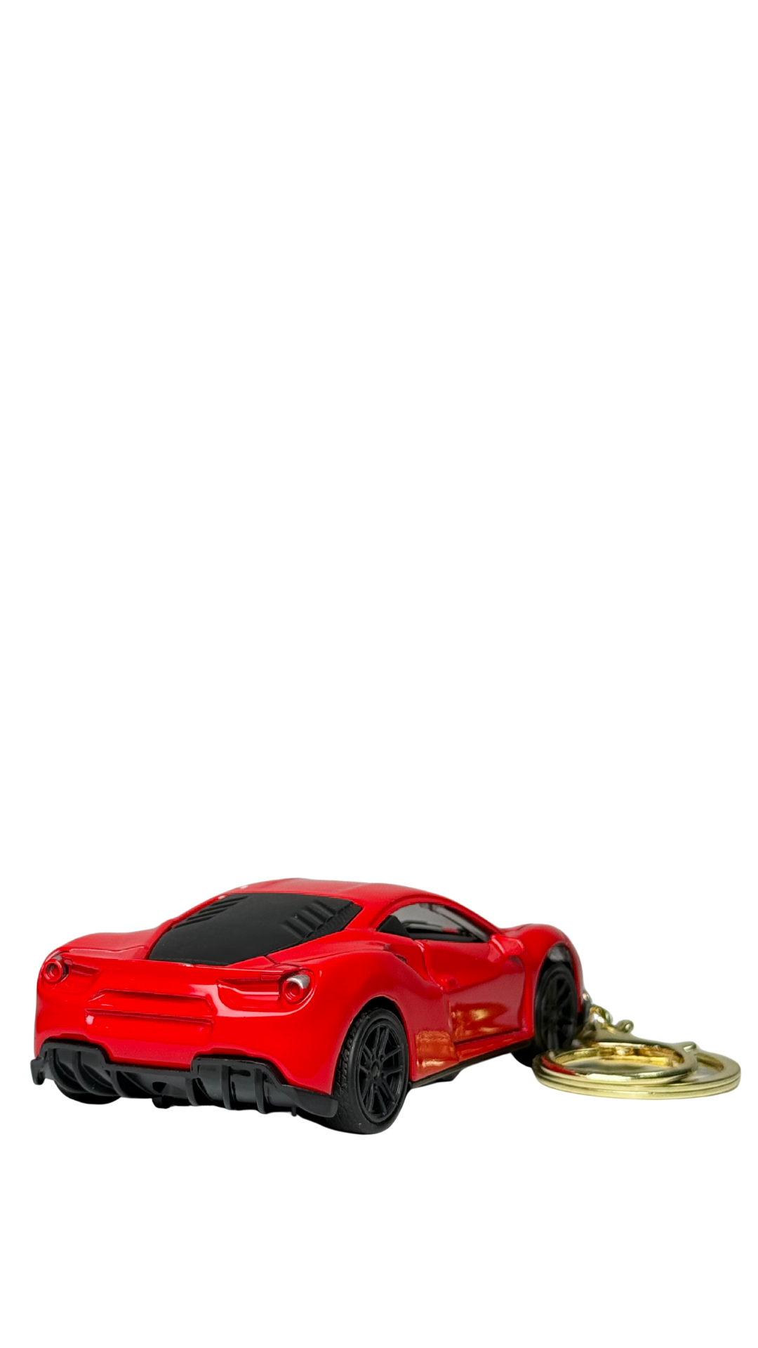 Italian Sports Car Glossy Red Finish GT Racing Replica Keychain | Hellzone