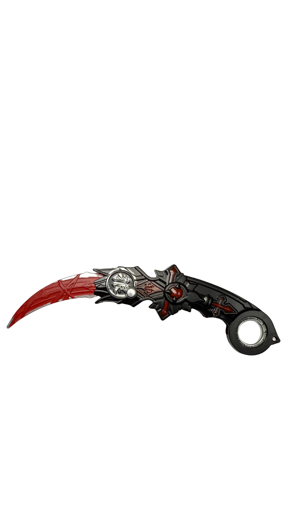 Blood Edge Karambit - Black & Red Fantasy Skull | Hellzone