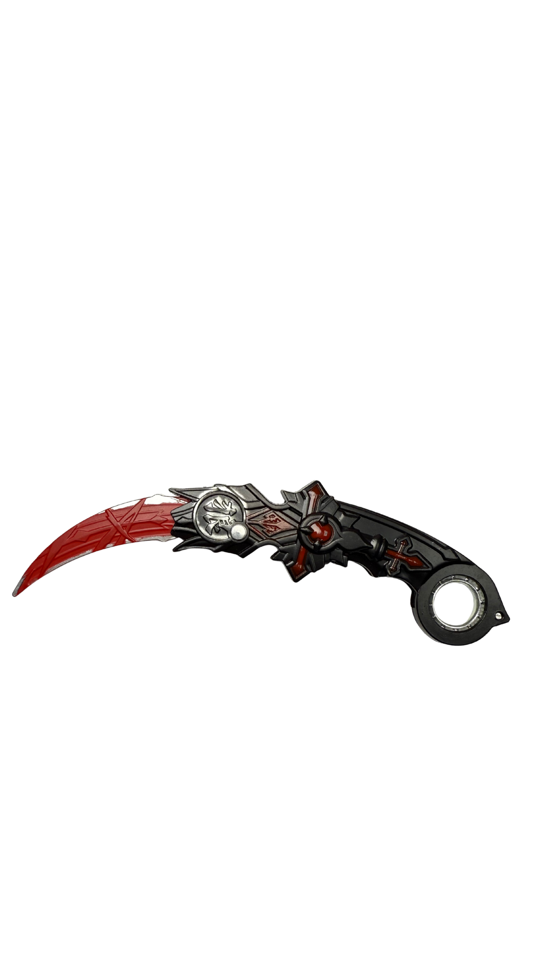 Blood Edge Karambit - Black & Red Fantasy Skull | Hellzone