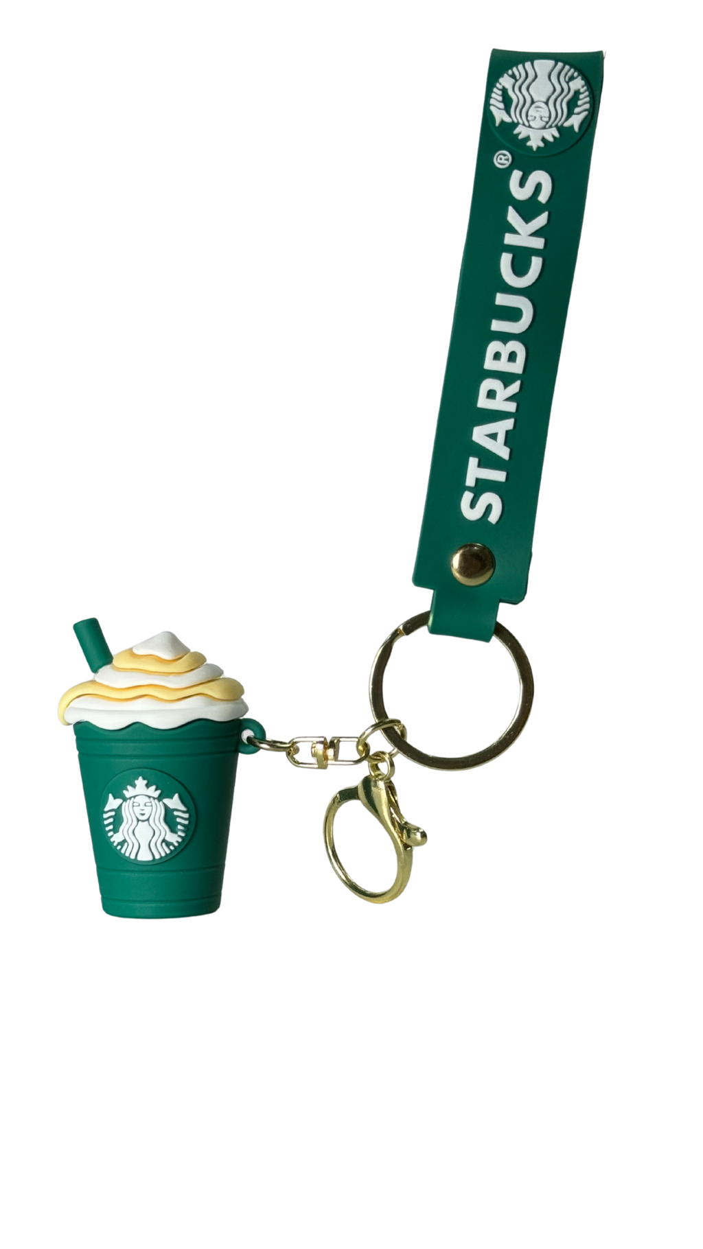 Starbucks Classic Green Coffee Cup with Branded Strap Keychain | Hellzone
