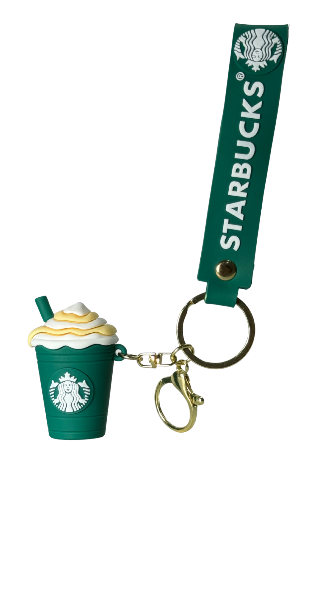 Starbucks Classic Green Coffee Cup with Branded Strap Keychain | Hellzone