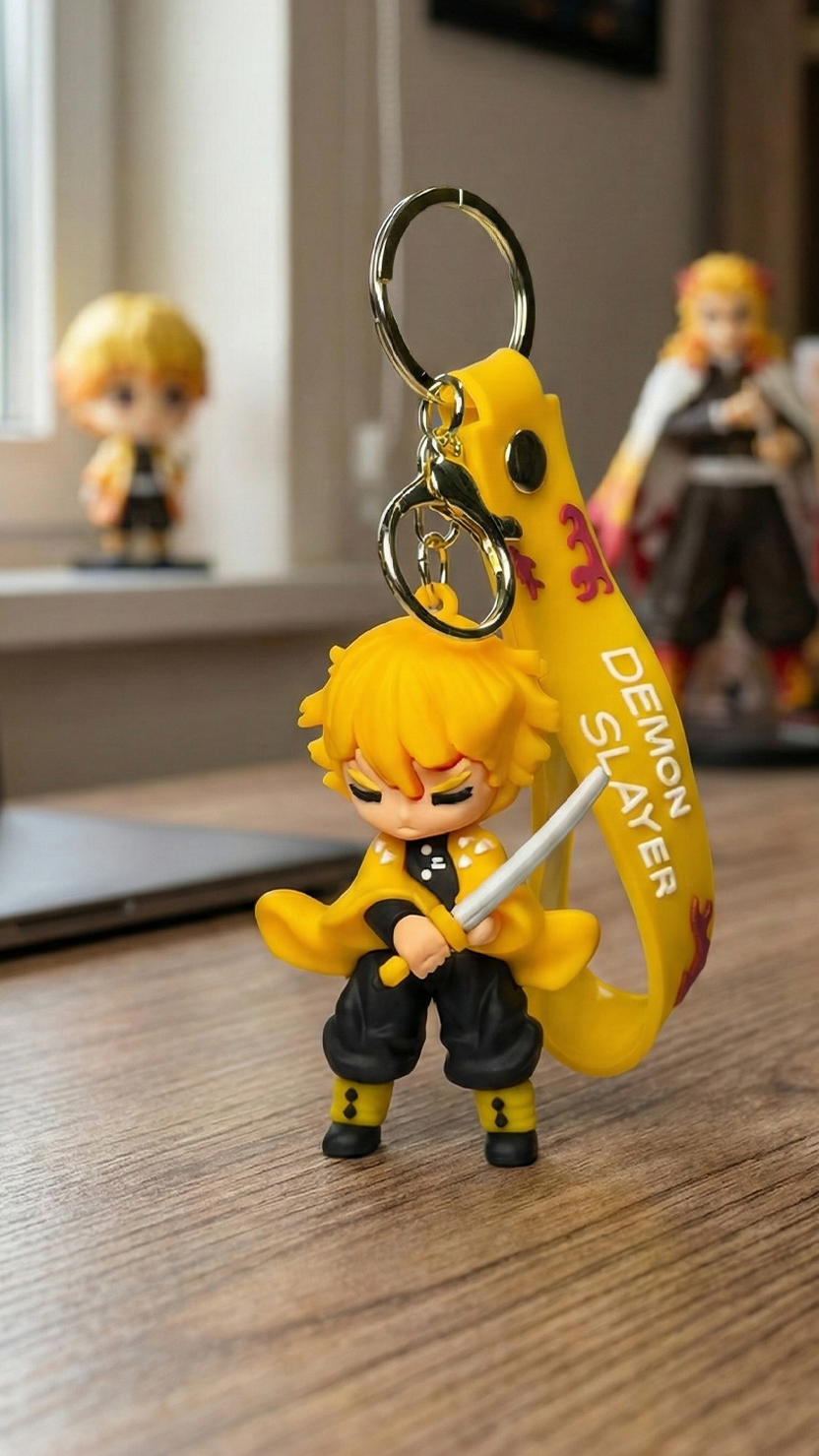 Zenitsu Agatsuma Chibi Keychain | Hellzone