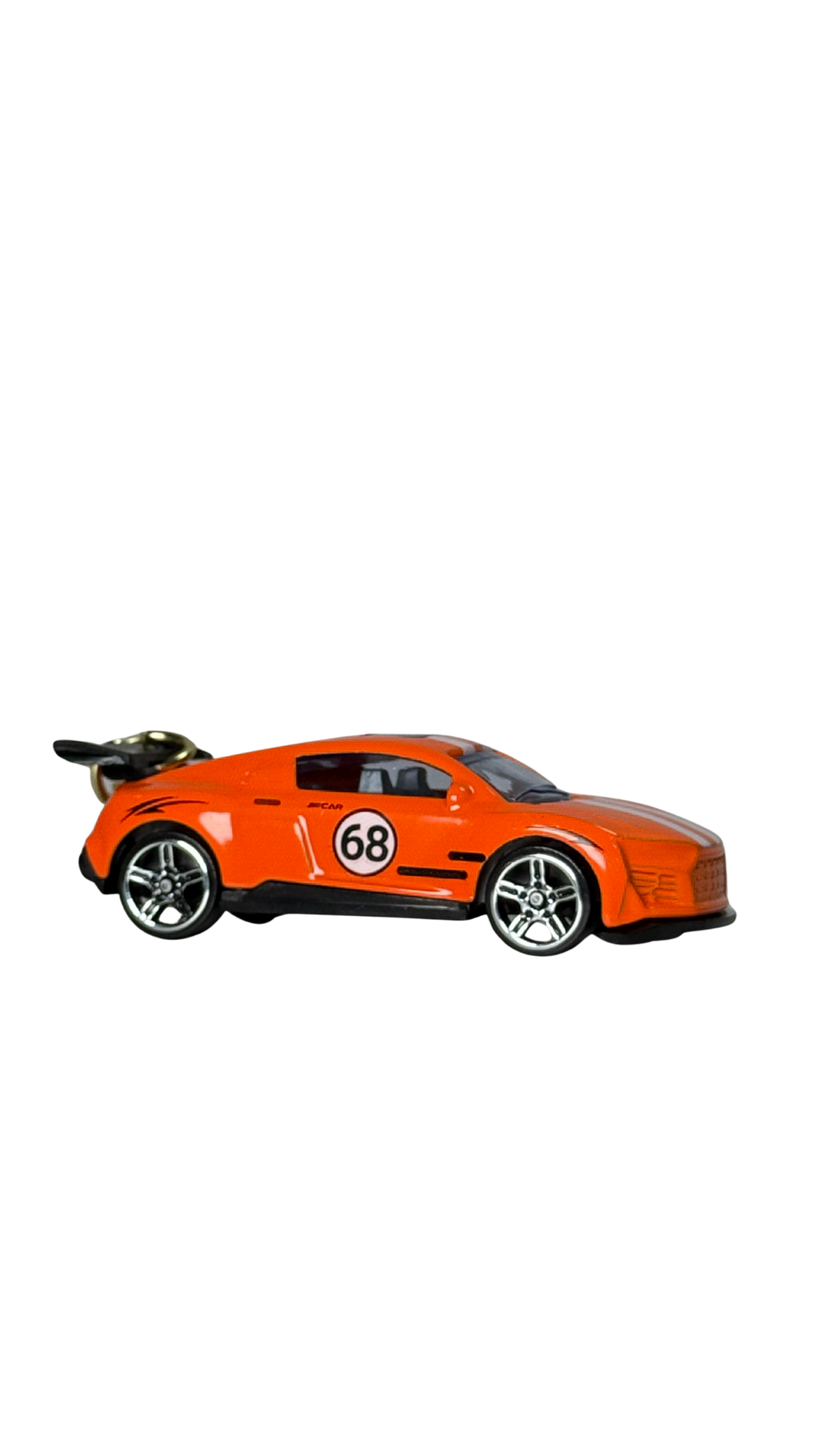 Orange GT Race Car Keychain | Hellzone