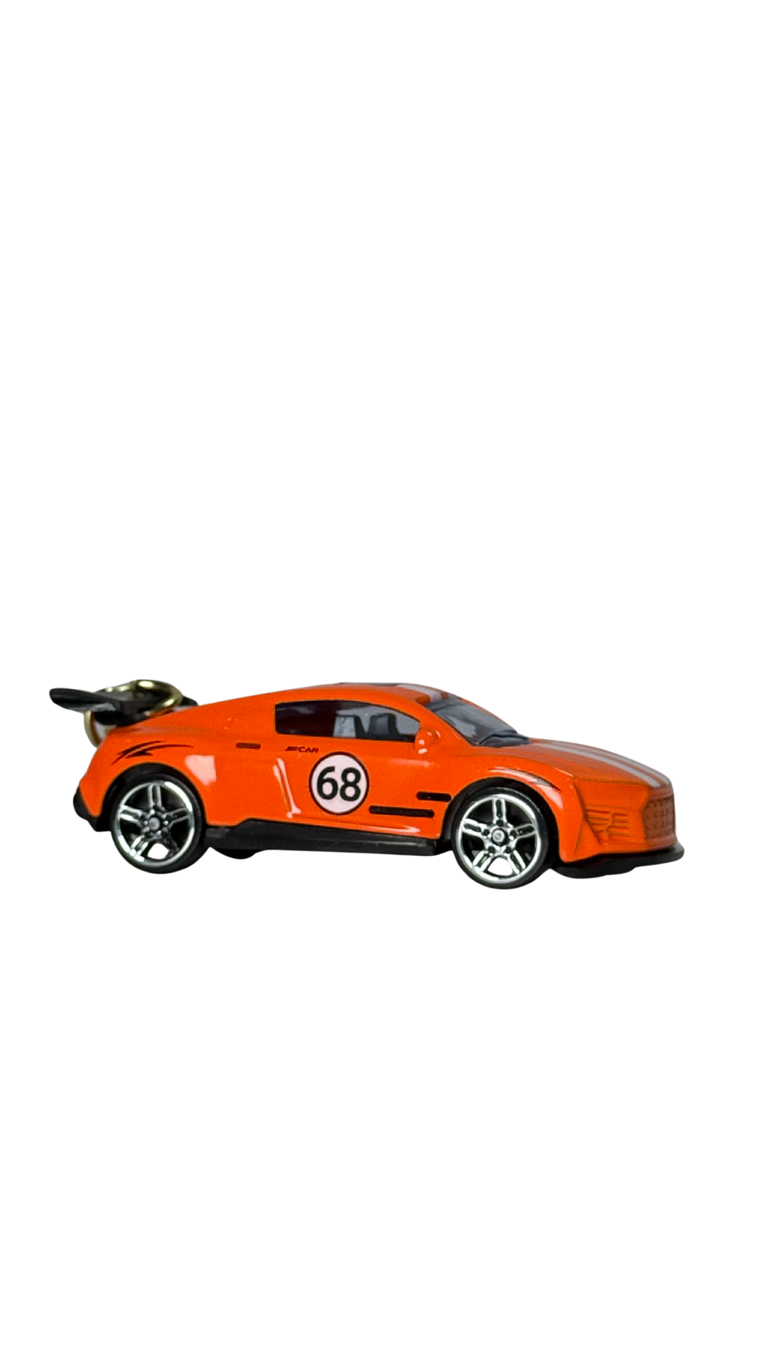 Orange GT Race Car Keychain | Hellzone