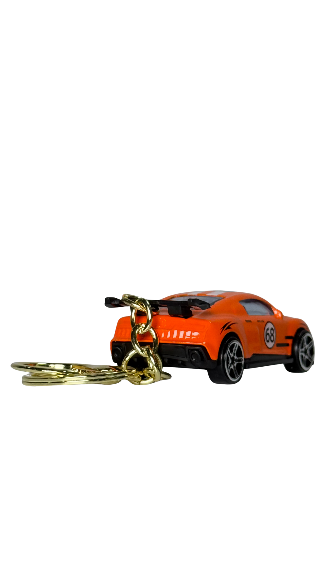 Orange GT Race Car Keychain | Hellzone
