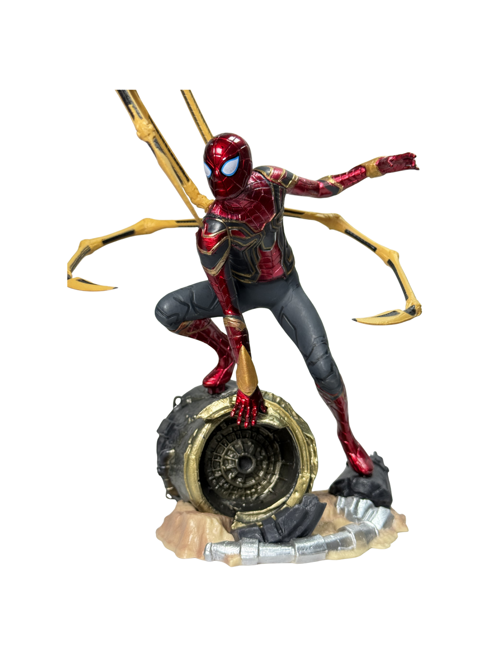 Iron Spider-Man with Mechanical Spider Legs Statue | Premium Detailed Marvel Superhero Collectible Figure