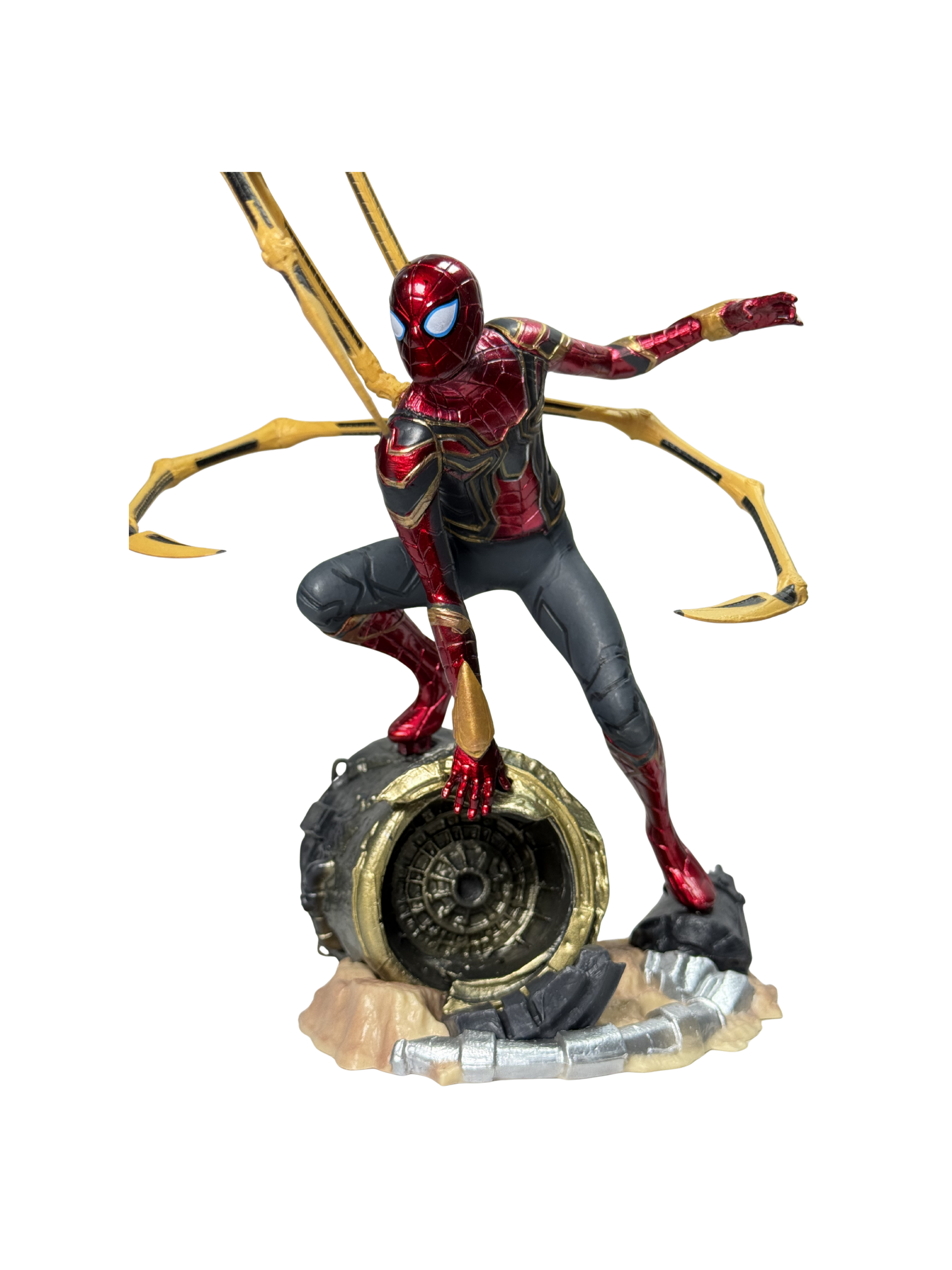 Iron Spider-Man with Mechanical Spider Legs Statue | Premium Detailed Marvel Superhero Collectible Figure
