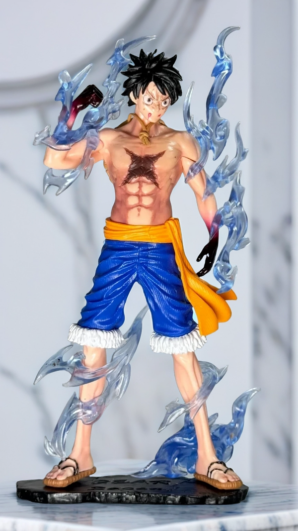 Monkey D. Luffy Gear 4 Battle-Damaged Action Figure (24Cm) Hellzone