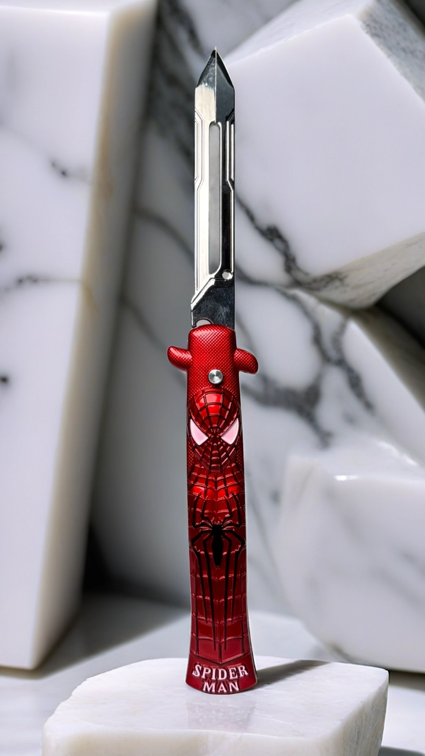 Spider-Man Stiletto Style Pocket Knife| Hellzone