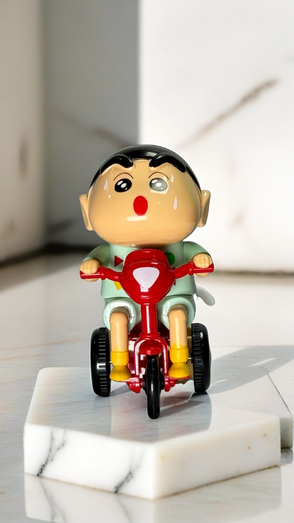 Shin-chan & Shiro Tricycle Figure| Hellzone