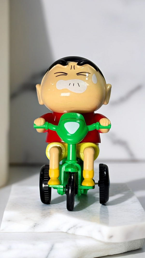 Shin-chan Tricycle  Red Shirt & Yellow Pant  Figure | Hellzone