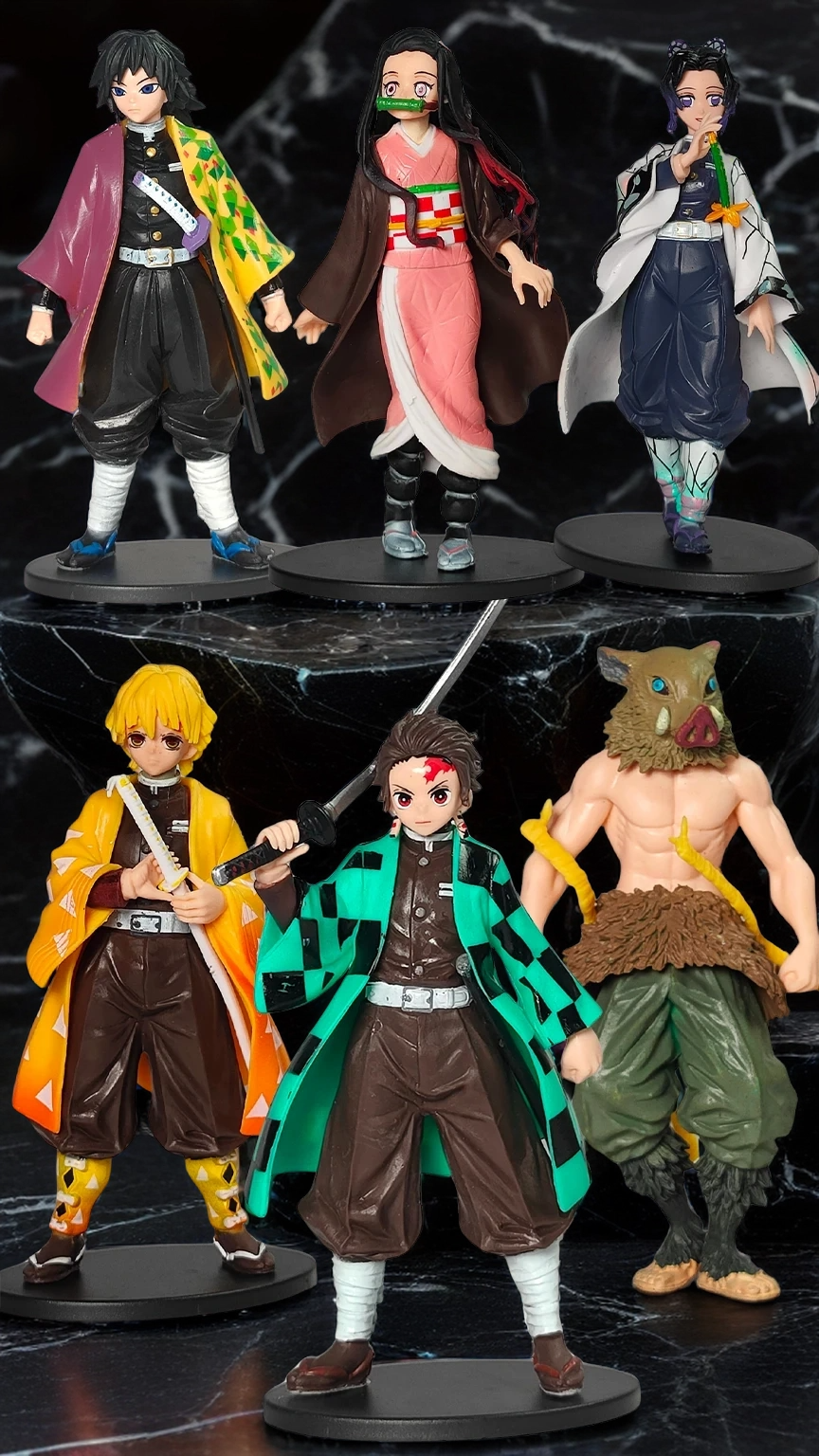 Demon Slayer: Collectible Action Figure Set (15Cm)