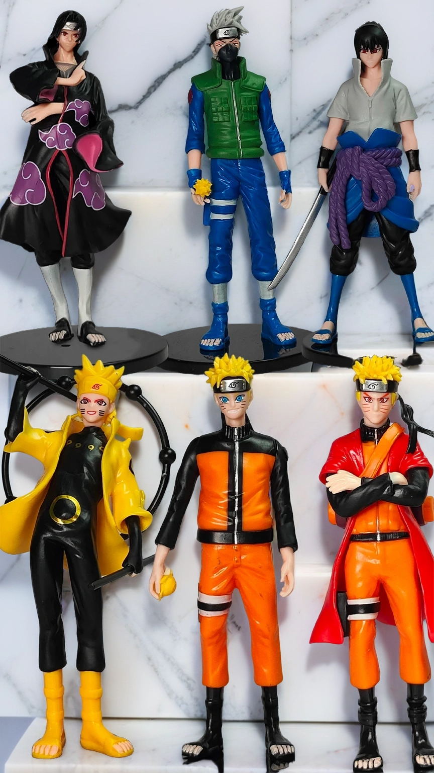 Naruto Shippuden Ultimate 6-Piece Action Figure Set (18Cm) | Hellzone