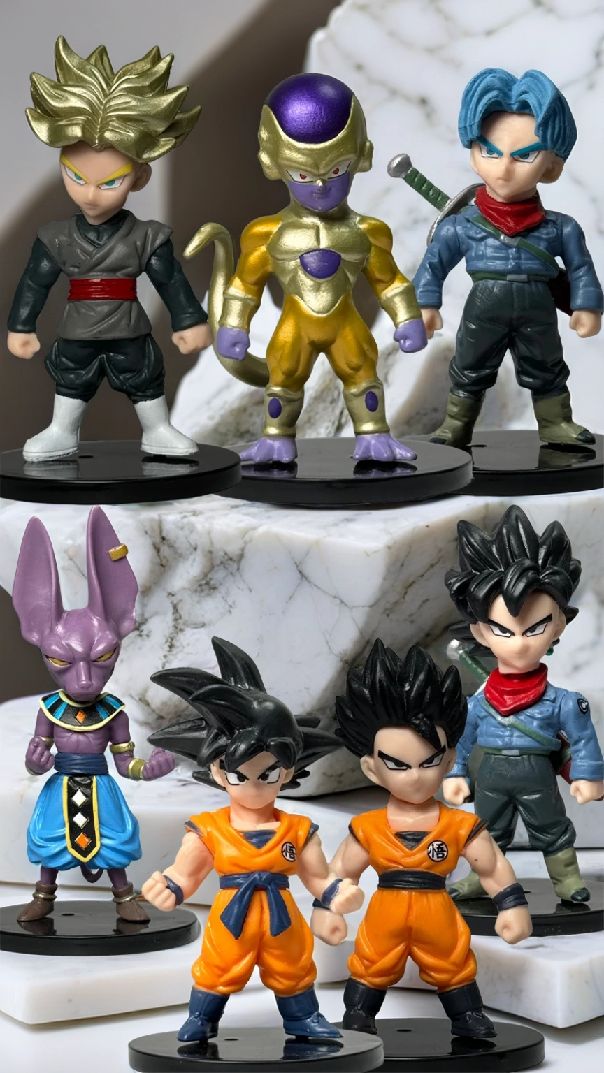 Dragon Ball Z/Super Chibi Figure Set (7 Pieces)| Hellzone