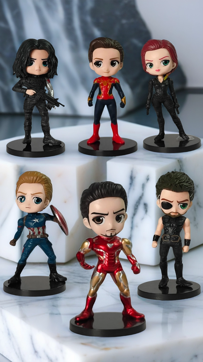 Marvel Avengers & Allies Ultimate 6 Set Miniature | Hellzone