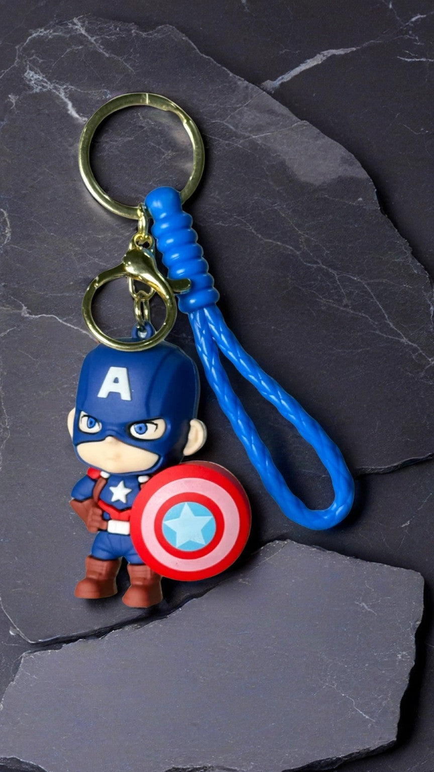 Captain America Chibi Keychain | Hellzone