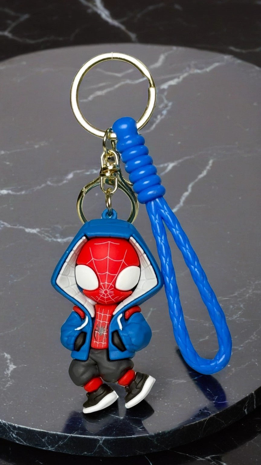 Spider-Man Hooded Chibi Keychain | Hellzone
