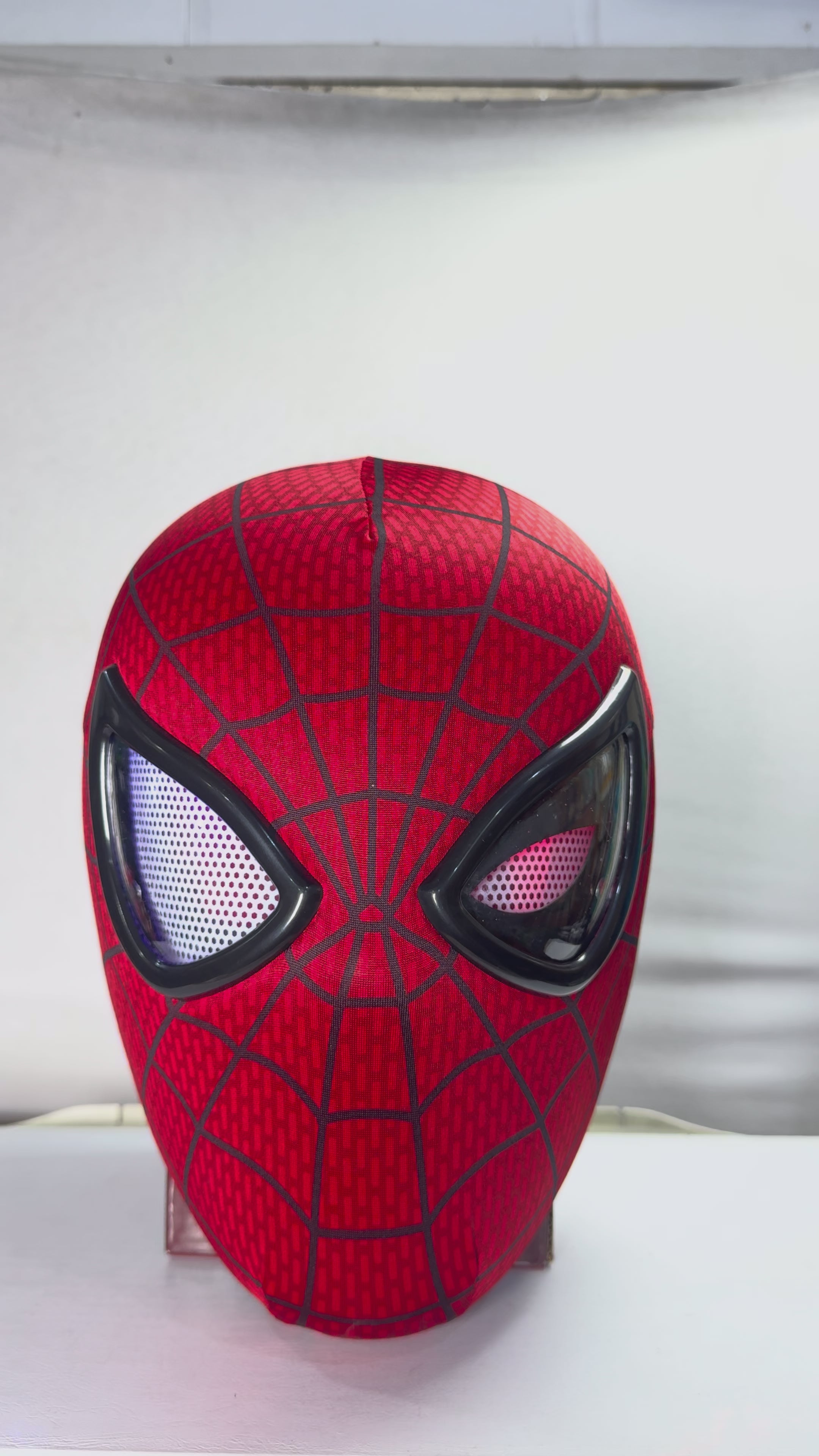 Amazing Spider-Man LED Visor Mask with Remote Control Ring || Marvel Collectible