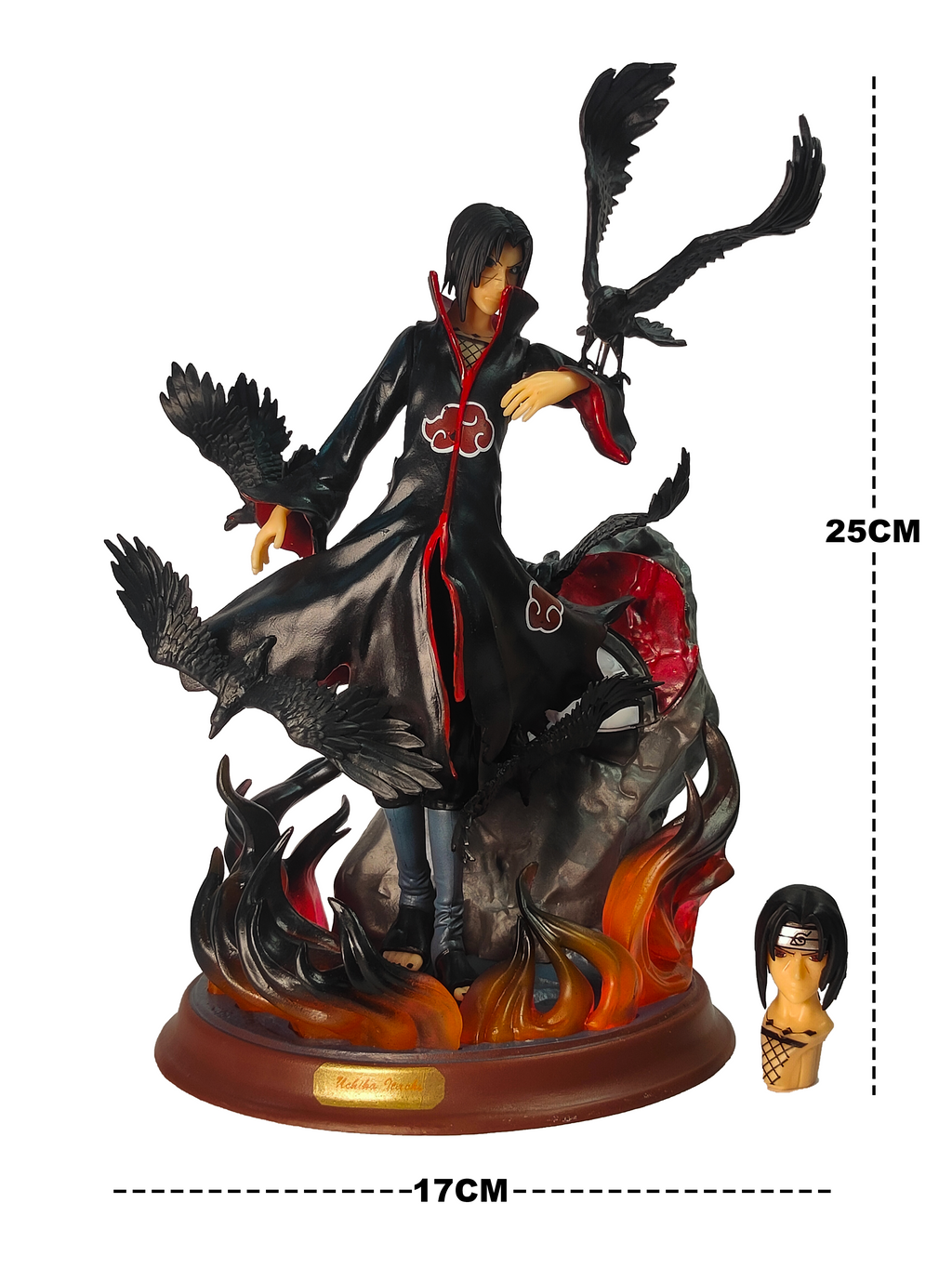 Naruto Shippuden: Itachi Uchiha with Crows – 28 cm Premium Action Figure