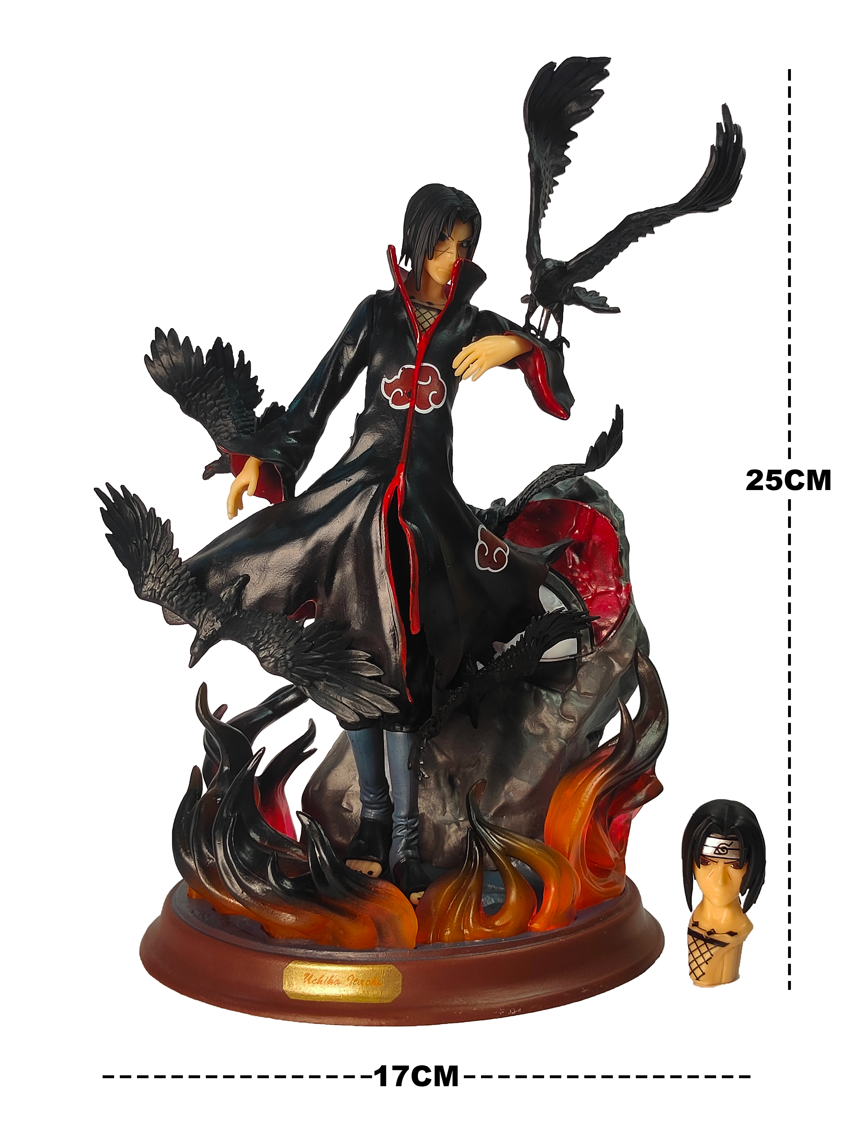 Naruto Shippuden: Itachi Uchiha with Crows – 28 cm Premium Action Figure
