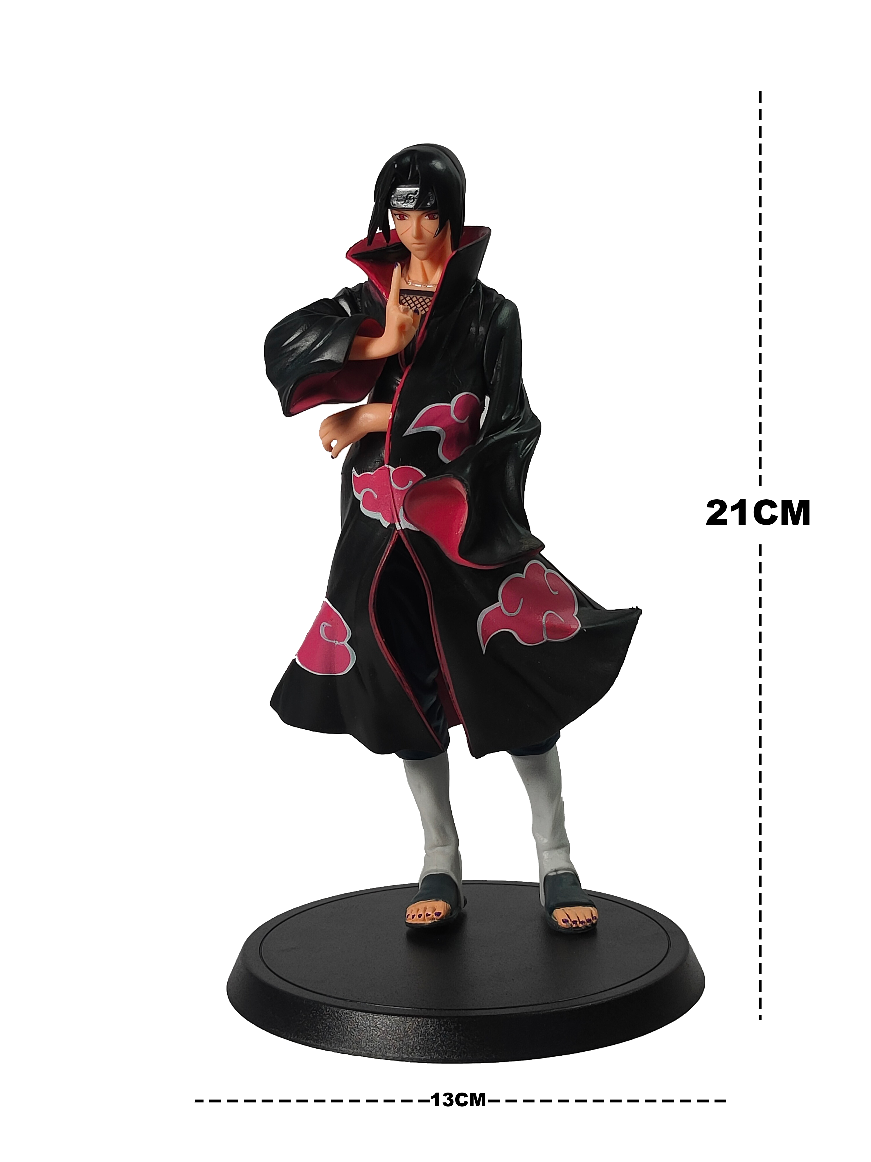 Itachi Uchiha Akatsuki Action Figure – Naruto Shippuden Collectible (21 CM)